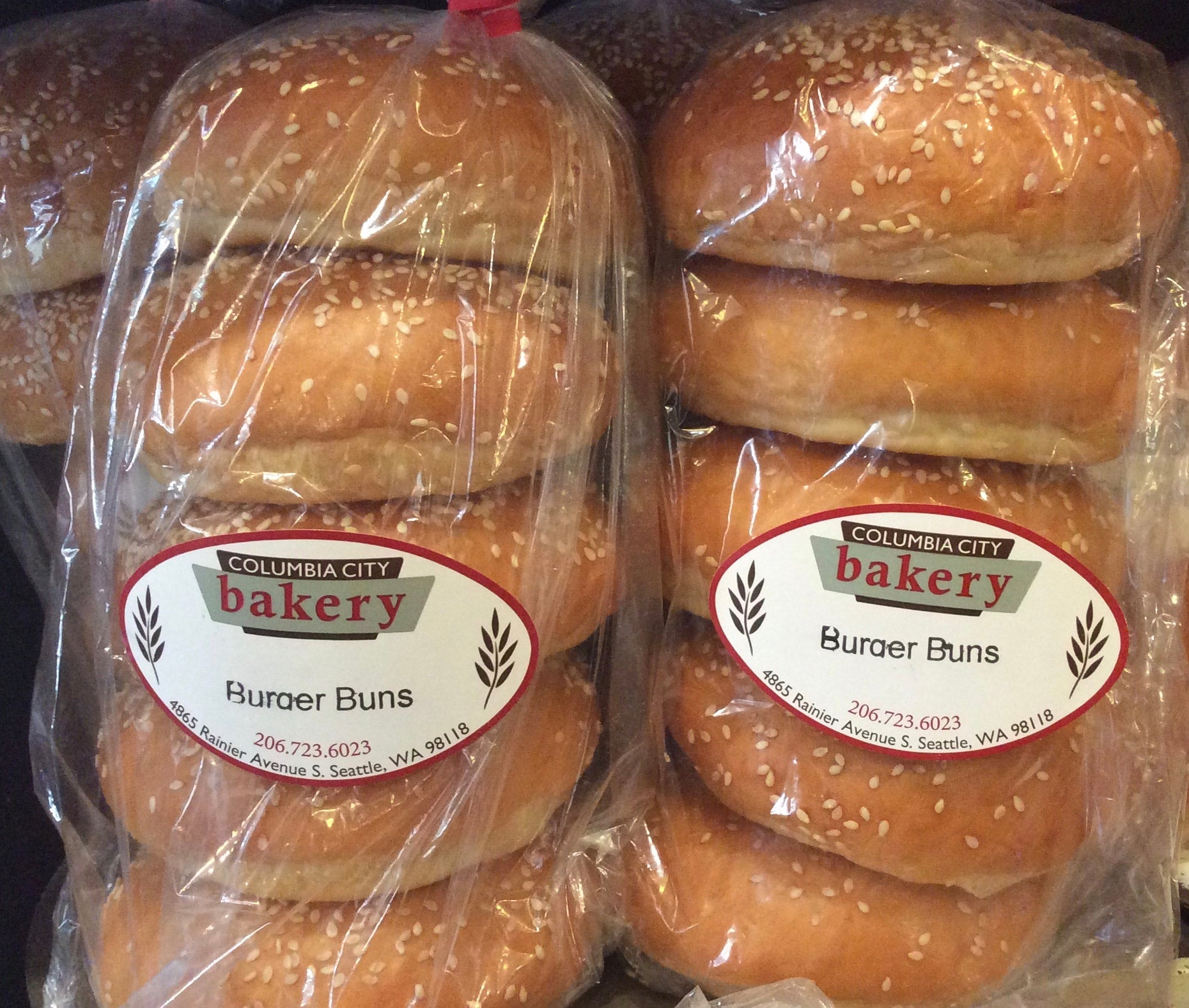 Burger Bun Bag of 4