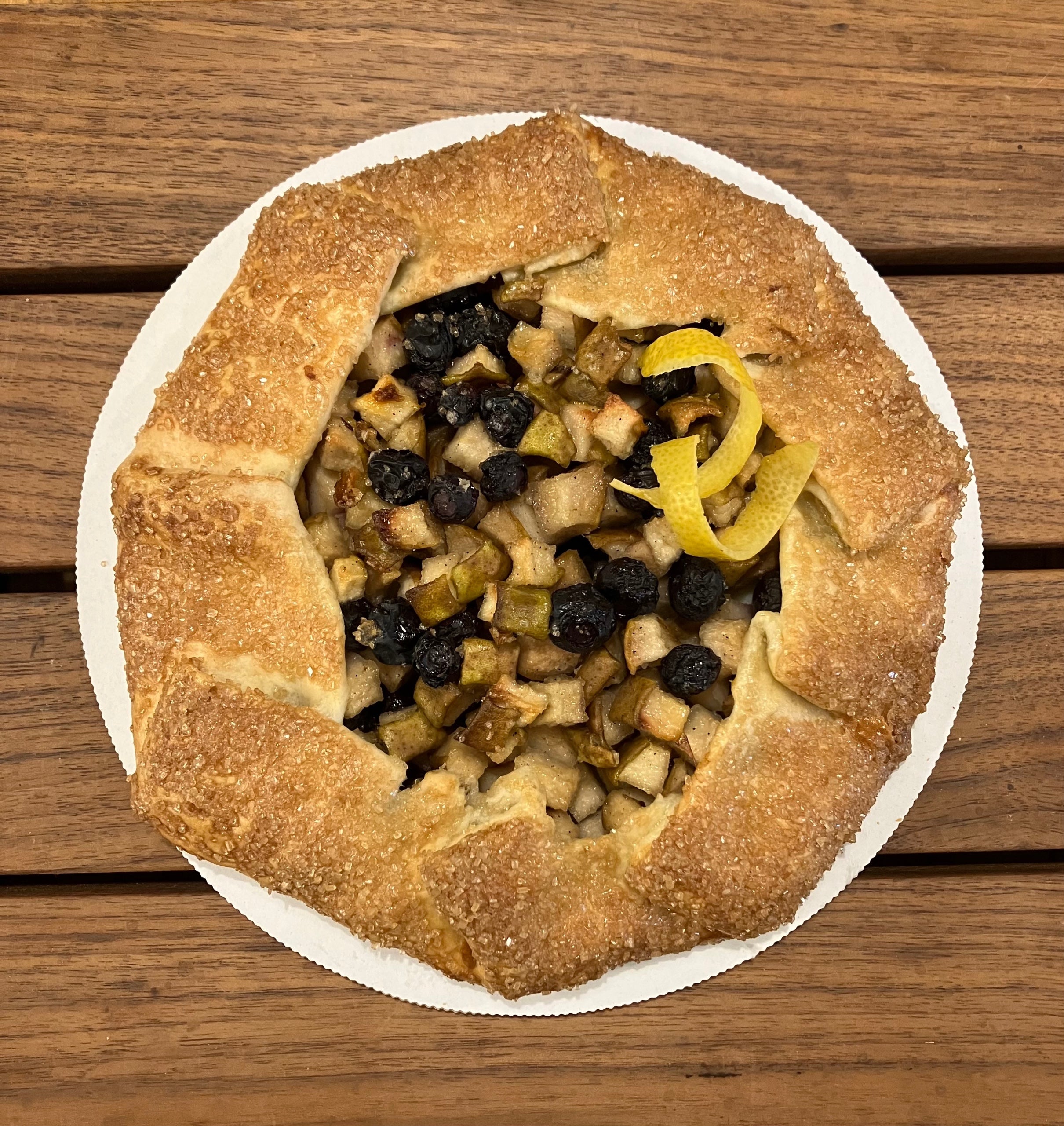 7" Pear and Date Galette