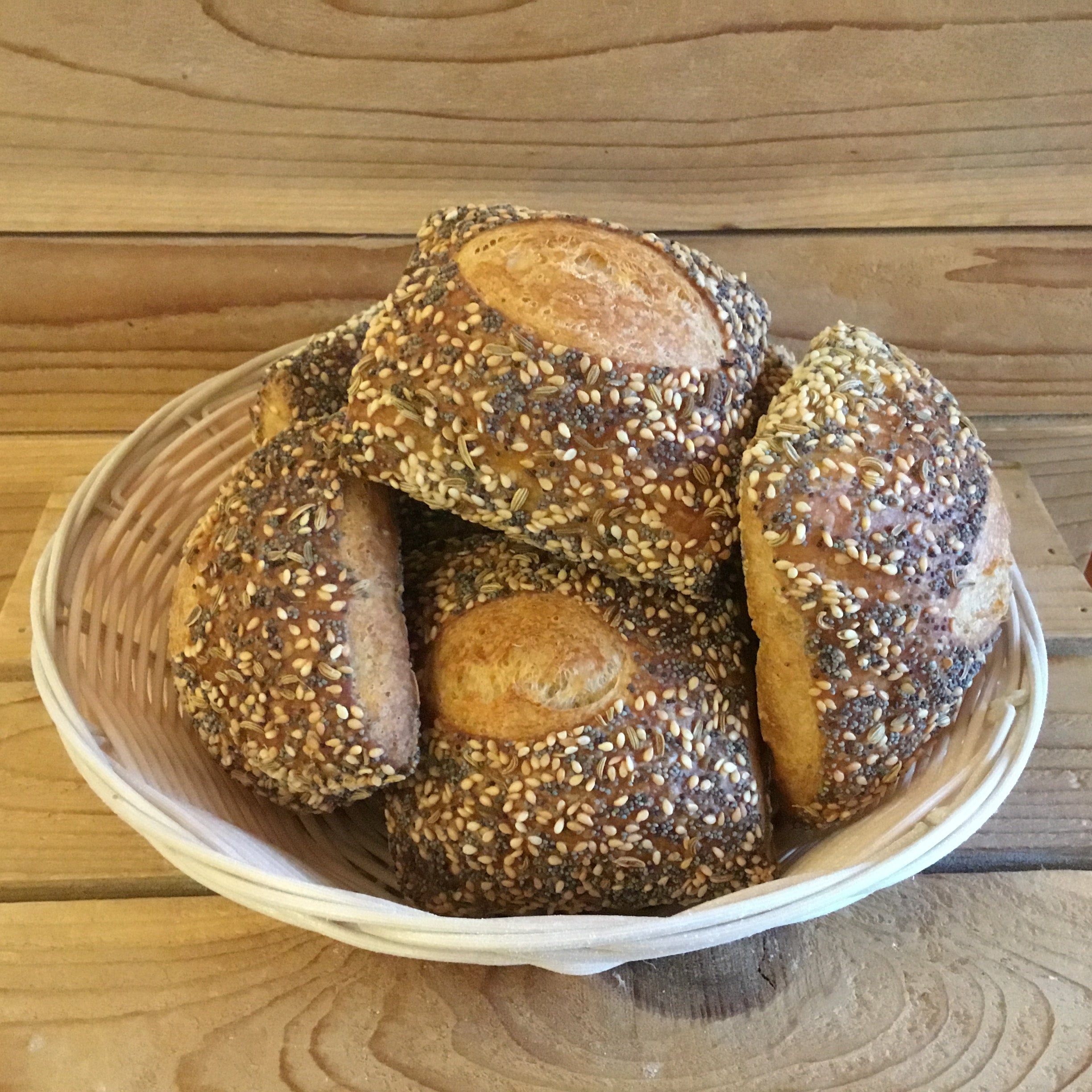 Seeded Baguette Dinner Rolls Pack of 8