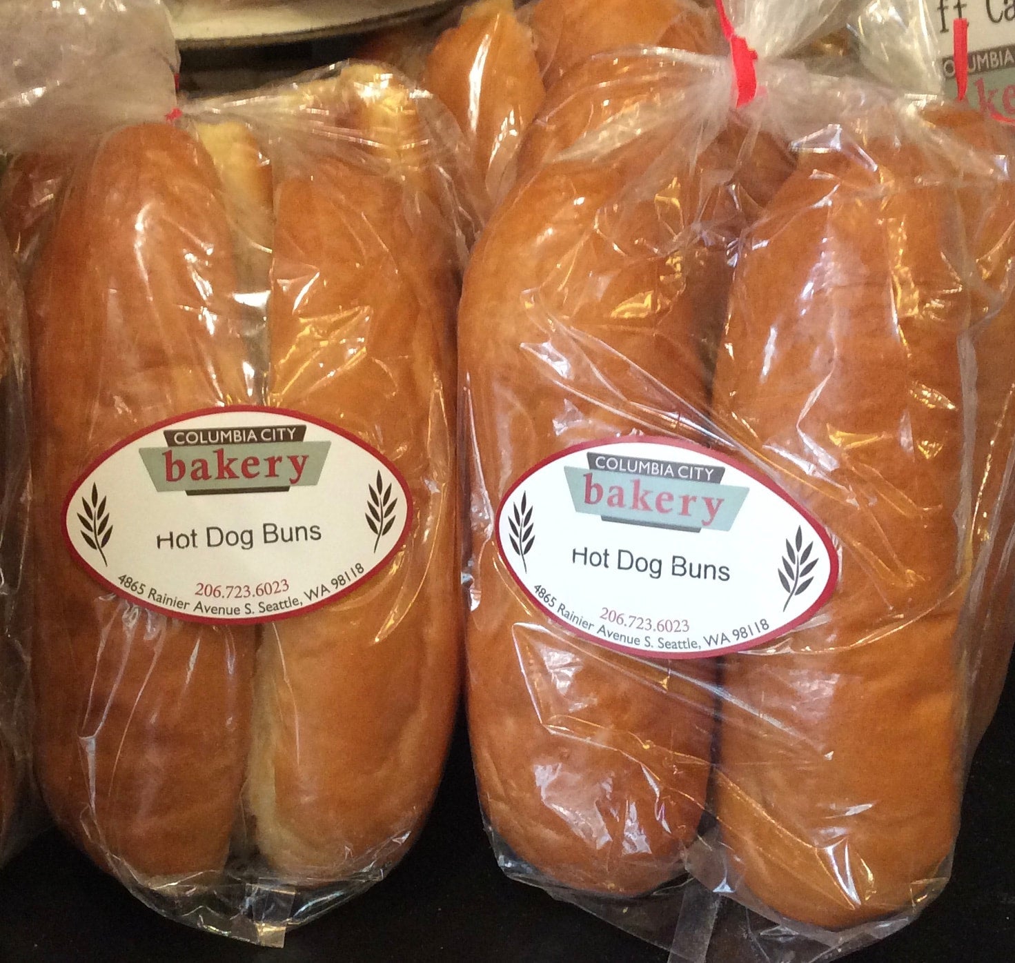 Hot Dog Bun Bag of 4