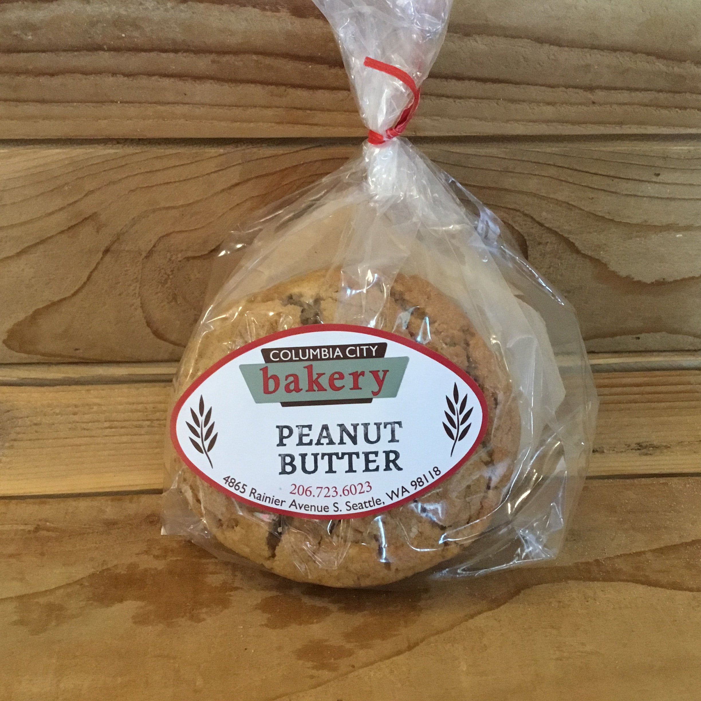 Peanut Butter Cookies Bag of 4